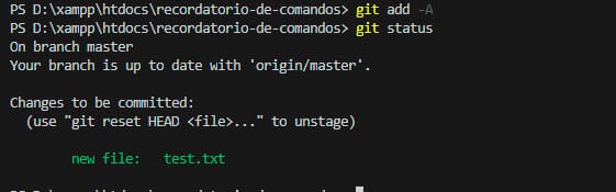git add