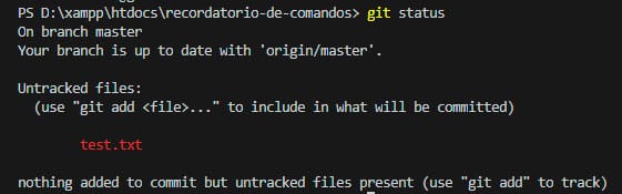 git status